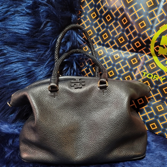 Tory Burch Pebble Leather Handbag - Picture 1 of 12